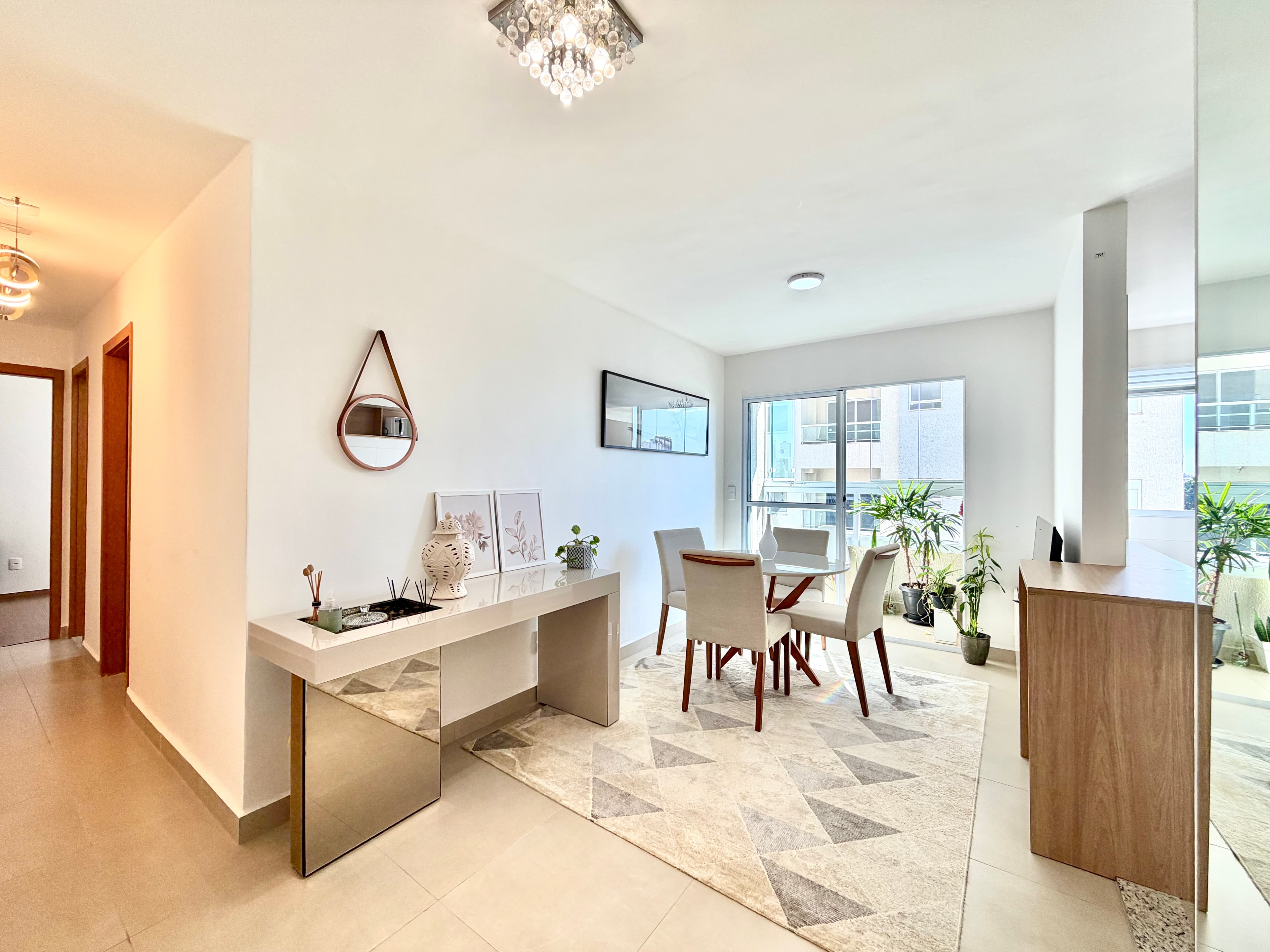 Apartamento para alugar com Mobiliado e 2 quartos, 55 m² - Residencial Villa Garden — foto 2